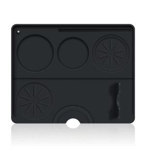 Coffee Tamping Mat Silicone Waterproof Coffee Mat Heat Resistant Tamp Mat 7.8"x9.8" Barista Tool Home Kitchen Bar Suitable