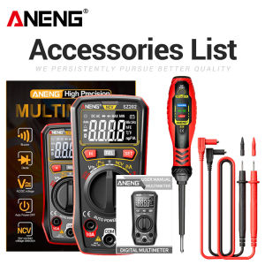 ANENG | ANENG SZ202 high-precision electrical multimeter+B18 non-contact electric pen set 600V AC/DC voltage and current measuring tool