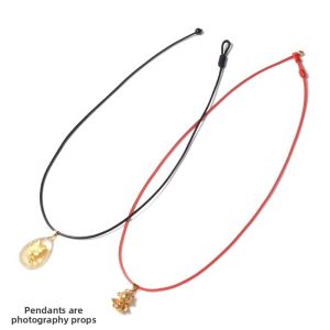 FENGFULUSHAN | Black Wax Cord Necklace Pendant Cord
