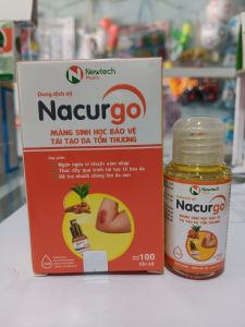 NACURGO Dung dịch xịt tái tạo da tổn thương. chai 12ml