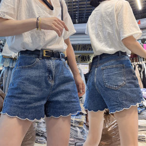 High Waist A-Line Denim Shorts Women Summer 2025 New plus Size Hot Pants Wide Leg Casual Cotton Elastic Cool Feeling Shorts