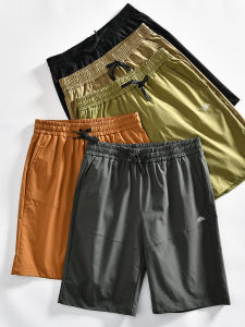 Quick Dry Breathable Elastic Waist Short Pants Mens Five-Quarter Length Versatile Casual Fashion Summer Shorts Feen Brand