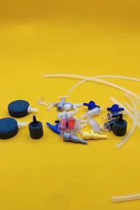 10ชิ้น/แพ็ค วาล์วกันน้ำย้อนกลับ check valve วาล์วกันย้อนพลาสติก​ อุปกรณ์ตู้ปลา สุ่มสี