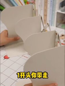 ชั้นใส่หนังสือ Bookends ปรับได้ ชั้นวางหนังสือในห้องเรียน ชั้นวางหนังสือมินิมอล 19.2x50ซม สไตล์อุตสาหกรรม ฉากกั้นหนังสือ