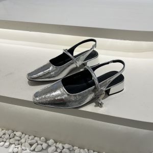 Elegant Versatile Womens Flat Sandals French Style Mary Janes Pointed Toe Quality Shoes Comfortable Wearing for Young Women