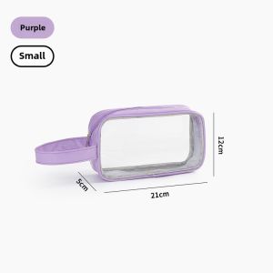 Travel Bag Swimming Fitness Mens Womens Cosmetic Bag Waterproof Dry Wet Separation Beach Bag Luggage Soft Handle Foldable PVC