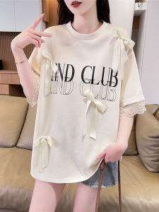 เสื้อยืดแขนสั้นหลวมสไตล์เกาหลีสำหรับผู้หญิง ฤดูร้อน 12 ปี เยาวชน 15 ปี นักเรียนมัธยมต้น 13 ปี นักเรียนมัธยมปลาย 10 ปี ผู้หญิงวัยรุ่น