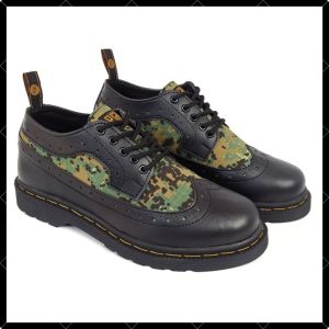 CAMO LOW - Sepatu Docmart Low Boots Pria Casual Motif Camo Trend Cowok Masa Kini