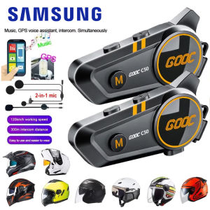 Samsung Motorcycle Helmet Wireless Bluetooth Headset HI-FI Sound Quality Music Player Waterproof Music Player Bluetooth Headset Hands-free Call