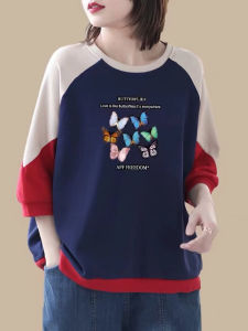 100% Cotton Print Short Sleeve T-shirt Summer New Arrival K-style Loose Slim Looking All-Matching Youthful-Looking Belly-Covering Coat Female