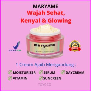 Maryame Beauty Beautee Glow Up Day Cream Krim Siang Pencerah Penghilang Flek Hitam Pengecil Poripori