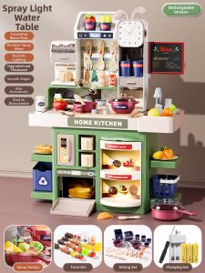 BEI JESS | Realistic Childrens Kitchen Toy Cooking Set for Girls