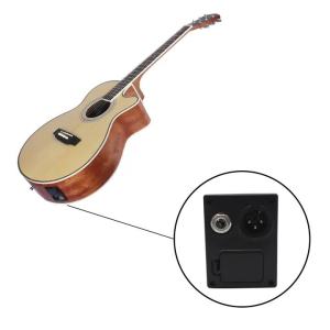 IRIN | IRIN LC-5 5-Band EQ Acoustic Guitar Pickup Preamp with Tuner Volume Control 5-band Equalizer Pickup Built-in Chromatic Tuner