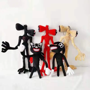 Game Siren Head Plush Toys Bendable Cat&Dog Soft Toy Stuffed Animals Plushie SirenHead Horror Character Soft Doll Gifts for Boys