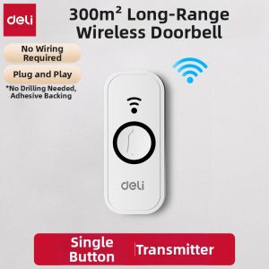 deli | Wireless Far-Range Battery-Free Doorbell For Elderly