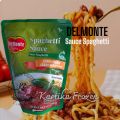 DELMONTE Sauce Spaghetti 250 Gr, dapat dihidangkan dengan aneka pasta seperti SPAGHETTI, MACARONI, FETTUCCINE, FUSILLI, FAN PENNE. 