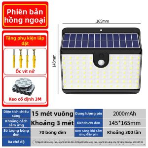 Meixin Lighting | Đèn Tường Ngoài Trời Có Cảm Biến Chuyển Động