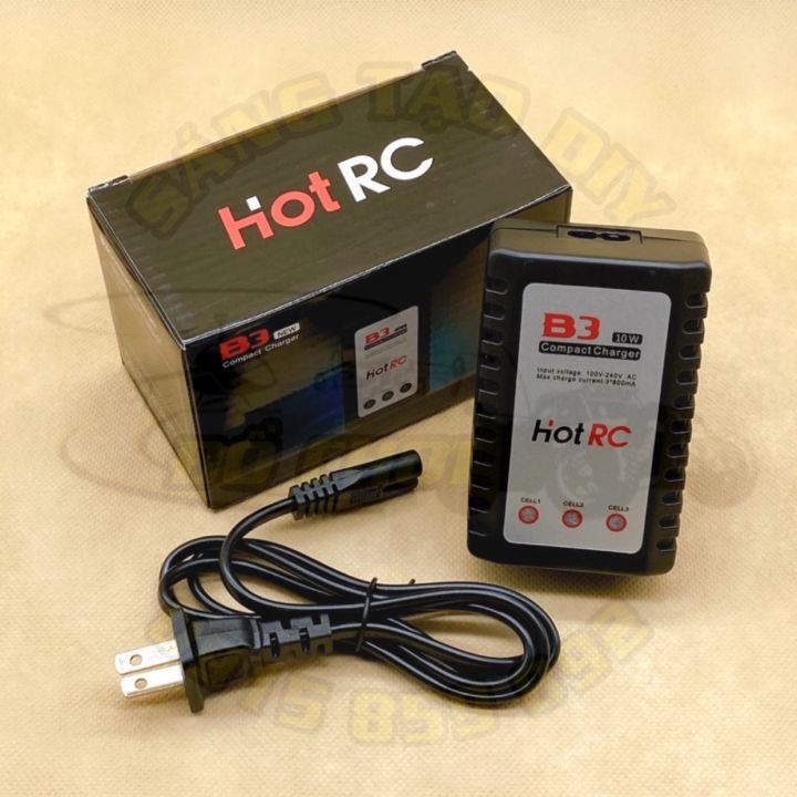 Bộ sạc B3 Hot RC chuẩn 10W cân bằng điện áp các cell Dùng để