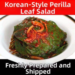 Korean Spicy Fresh Perilla Leaf Pickles