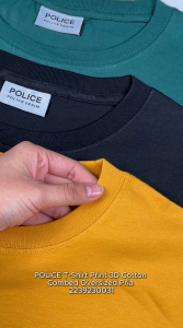 POLICE T-Shirt Print 3D Cotton Combed Oversized Pria 2239230031