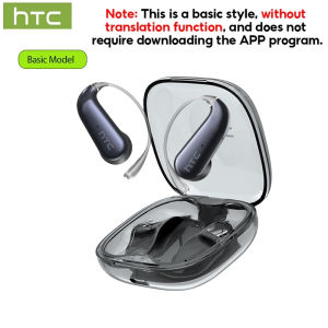 HTC NE38 OWS Open Ear Bluetooth Earphones Sports IPX5 Waterproof Secure Fit Ear Hook Wireless Headset for Running Workouts
