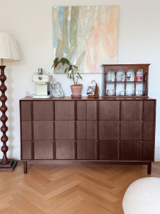 PURPLE LEAF | Vintage Style Multifunctional Solid Wood Sideboard