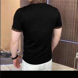 Áo Thun Polo Nam Catwu 2025 Mùa Hè Thời Trang Thường Ngày Cổ Bẻ Vàng Đen Sang Trọng Thanh Lịch Mùa Hè Thường Ngày Dài Tay