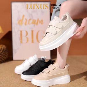 Luxus Yoona Sepatu Wanita Sneakers Strap Import Premium Korean Style LX1016
