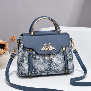 Kangaroo Genuine Leather French Style Handbag 2025 New Luxury Texture Womens Handbag Fresh Single Shoulder Slant Cross Bag