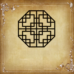 New Chinese Style Decorative Partition PVC Hollow out Carved Flower Grid Window Frame Door Head Corner Flower Ceiling Screen Wind