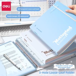 deli | Student Use Clear Removable File Folder A4