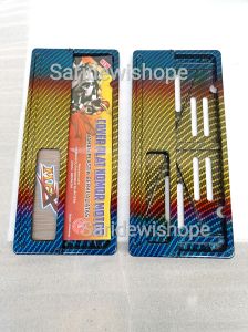 Tutup Cover Plat Nomor Motor Carbon Twotone