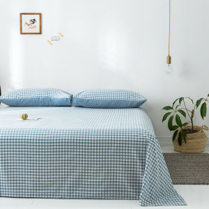 Violet | Washed Cotton Pure Cotton Bed Sheet