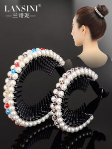 Dụng Cụ Búi Tóc Búi Củ Tỏi Sành Điệu Mẫu Mới Dụng Cụ Thần Thánh Búi Tóc Nổi Tiếng Trên Mạng Ngọc Trai Đầu Hoa Người Lười Kẹp Tóc Đơn Giản Hàn Quốc Phụ Kiện Tóc