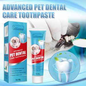 Fresh Breath toothpaste Pets for Dogs and Cats Enzymatic Teeth Cleaning Gel Edible toothpaste Tartar Control Fresh Breath 60g
