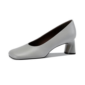 JESSICA SOPHIA | Giày Đế Thô Đẹp Mềm Mại Đầu Vuông Cắt Thấp 5cm