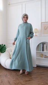 PUTRI AISYAH GAMIS - GAMIS WULAN POLOS - DRESS MUSLIMAH