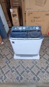 Mesin Cuci 2 Tabung AQUA AQW 7030 HT Hijab Series Air Fresh System Water Selector 7.5 KG