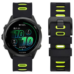 Two-Tone Silicone Strap For Garmin Forerunner 570 55 265 255 Venu 3 2 20mm 22mm Watch Band Garmin vívoactive 6 5 Sports Bracelet