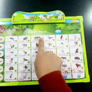 Bảng điện tử thông minh 11 chủ đề Bảng học chữ cái đa năng giúp bé phát triển toàn diện học tập tốt