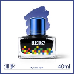 HERO | Mực Bút Đa Màu Không Chứa Carbon Không Bị tắc 40ml