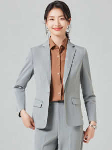 STARMAGNOLIA | Gray Business Suit Jacket for Women