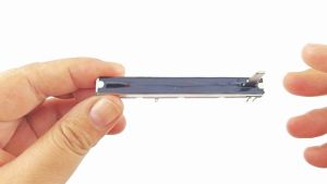 Potensio Geser 7.5cm Kaki 4-4 Pin B10k Stereo Slide 7.5 cm Mixer 103