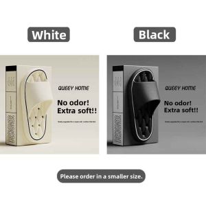 MONLEYTA | Buy One Get One Free Bathroom Leaking Slippers Men Women Summer Indoor Home Bath Anti-Slip Hollow Drainage EVA Cold Slippers