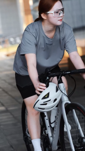 WOSAWE Men Women Cycling Jersey Breathable Quick Dry Pocket Running Sports Short Sleeve T-shirts