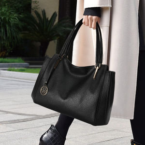 New Commuter Genuine Leather Middle aged Moms Bag Womens Bag Handheld Soft Leather One Shoulder Womens Bag