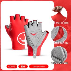 Găng Tay Đi Xe Đạp Thoáng Khí Dành Cho Nam Và Nữ Găng Tay Thể Thao Nửa Ngón Tay Găng Tay Thể Thao Ngoài Trời Hấp Thụ Sốc Xe Đạp Leo Núi