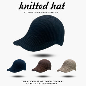 Warm Simple Fashion Casual Baseball Caps Outdoor Versatile Street Design ins New Men Women Retro Solid Stripes Wool Knitted Hats