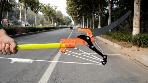 Extendable 3 Pulley Rambutan Cutter Pole Tree Pruner Trimmer With Rope Tree Scissor Branch Pruning Saw Gunting Kait Buah