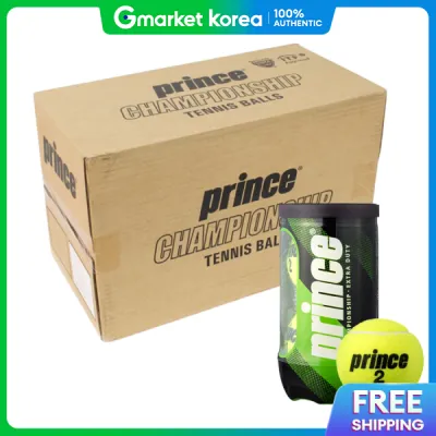 Prince | Prince Championship Tennis Balls Game Ball x 1 Box / 36 Cans / 72 Balls